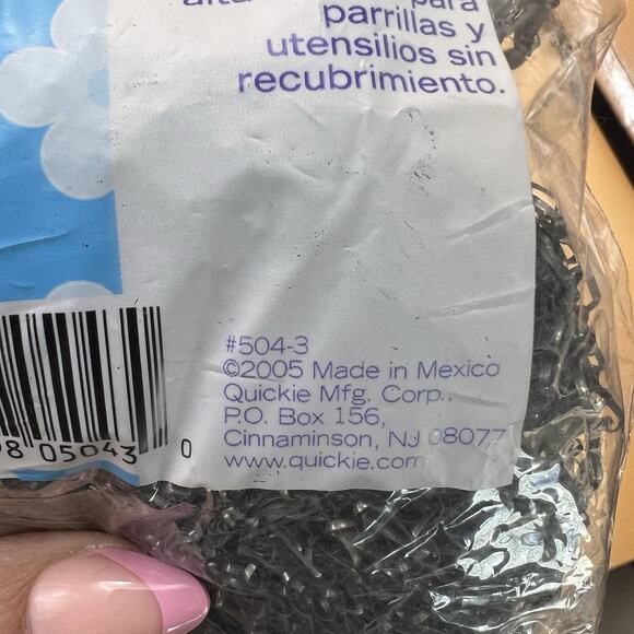 Quickie wire mesh scourers Stainless Steel Heavy Duty Pack Of 3- Vintage 2005 - Picture 4 of 5